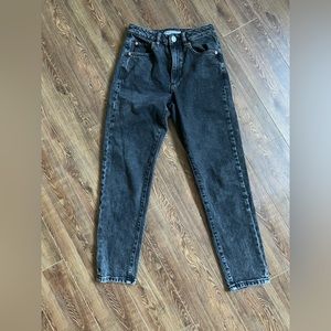 Garage black denim jeans